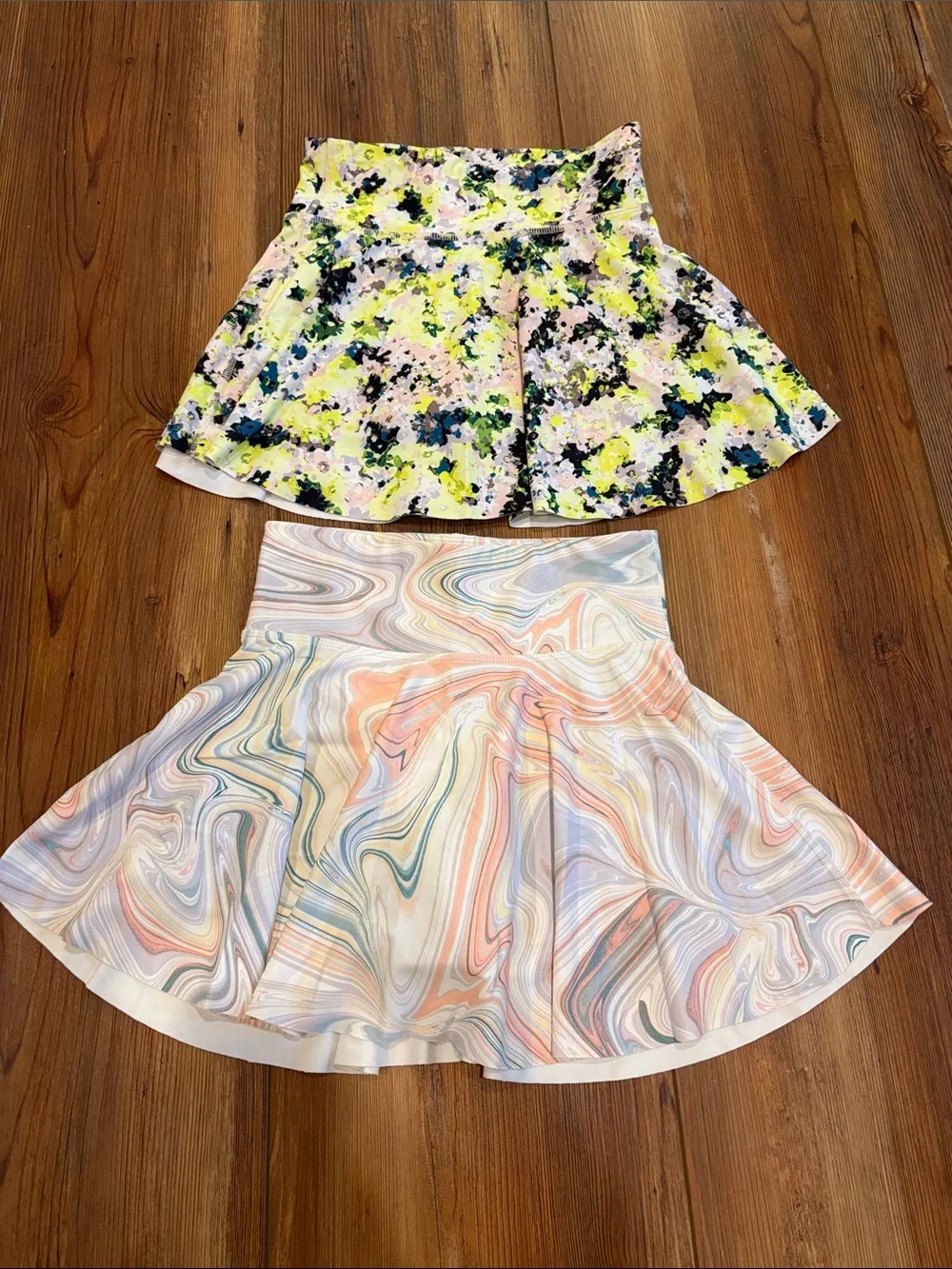 2 athletic Printed Skirts